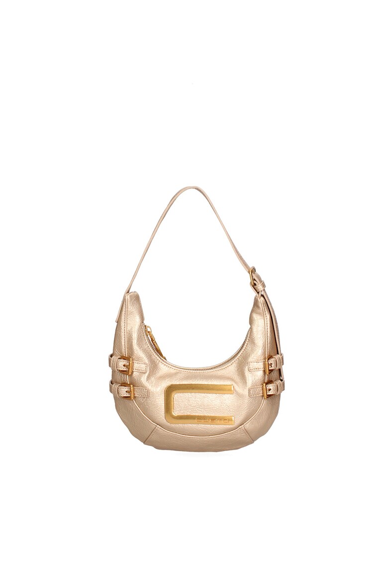 Geanta de piele ecologica cu maner Seraphina - Auriu