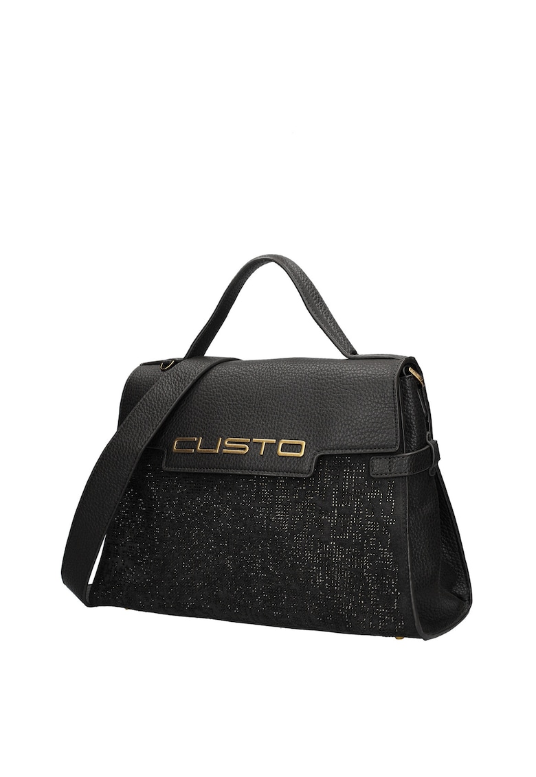 Geanta de piele ecologica cu logo in relief Ultra