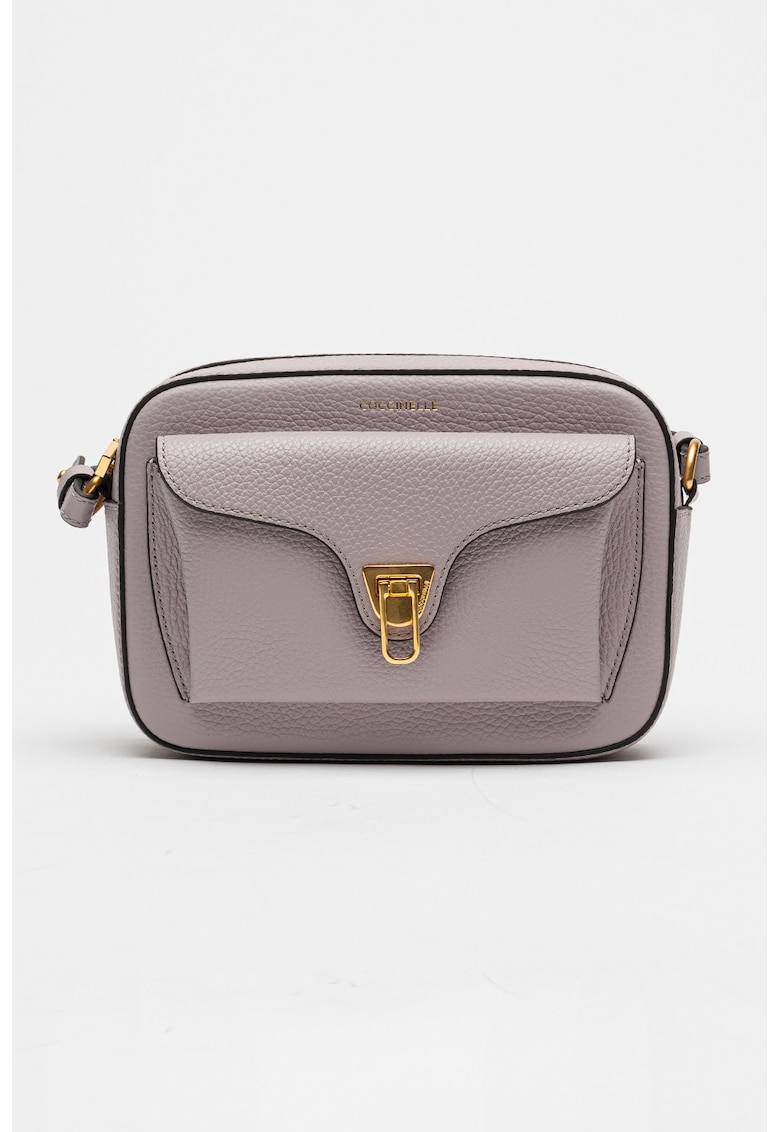 Geanta crossbody de piele Beat Soft - Lila