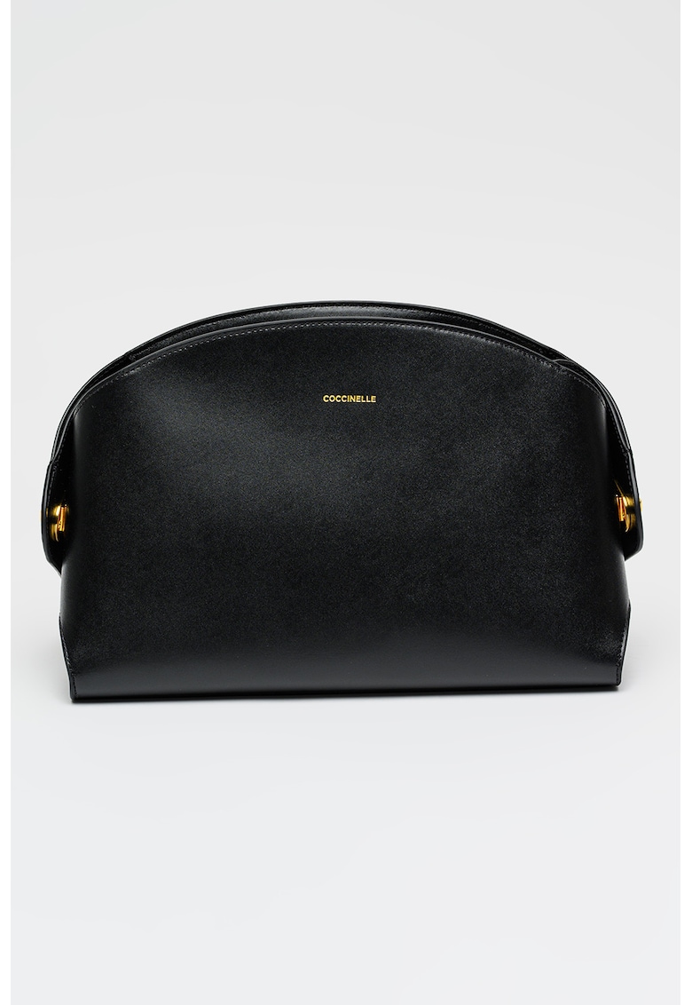 Geanta shopper de piele Tylde - Negru