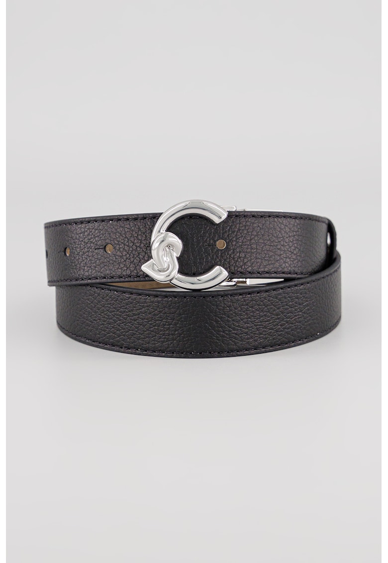 Curea reversibila din piele C-Me - Negru