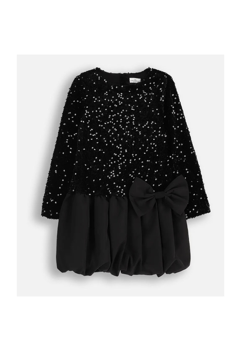 Rochie neagra - poliester - pentru fete