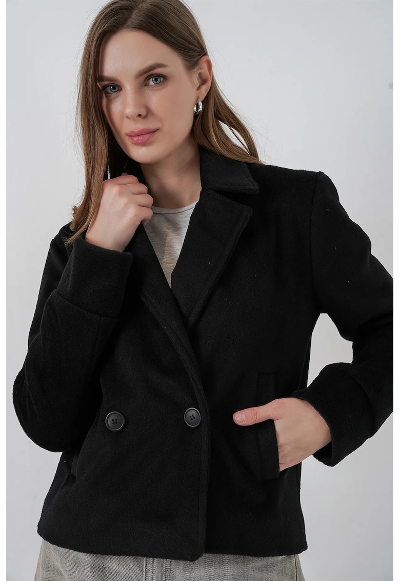 Jacheta pentru dama - HiCCUP - Textil - Negru