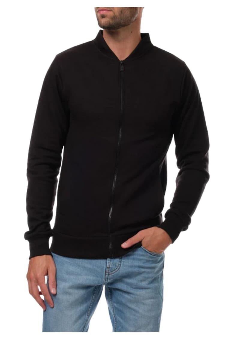 Bluza de trening cu fermoar -