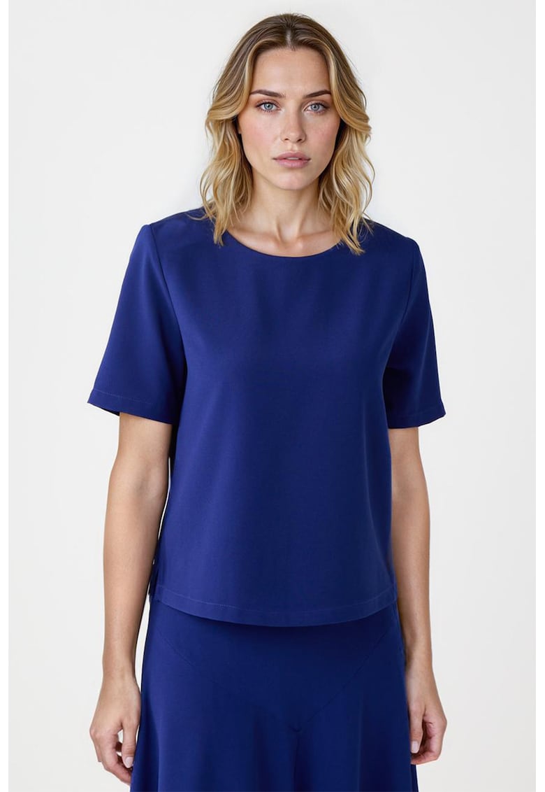 Bluza lejera uni - Albastru inchis