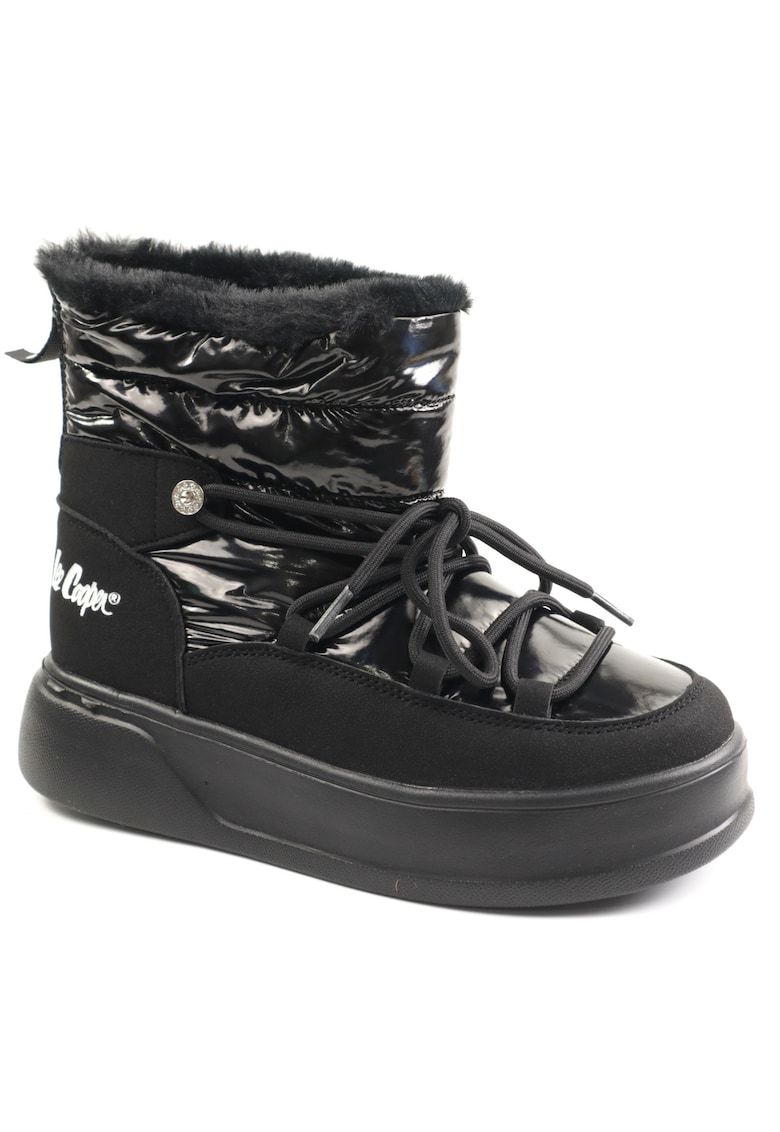 Ghete dama stil apreschi LCJ 25 03 3814LA - Negru