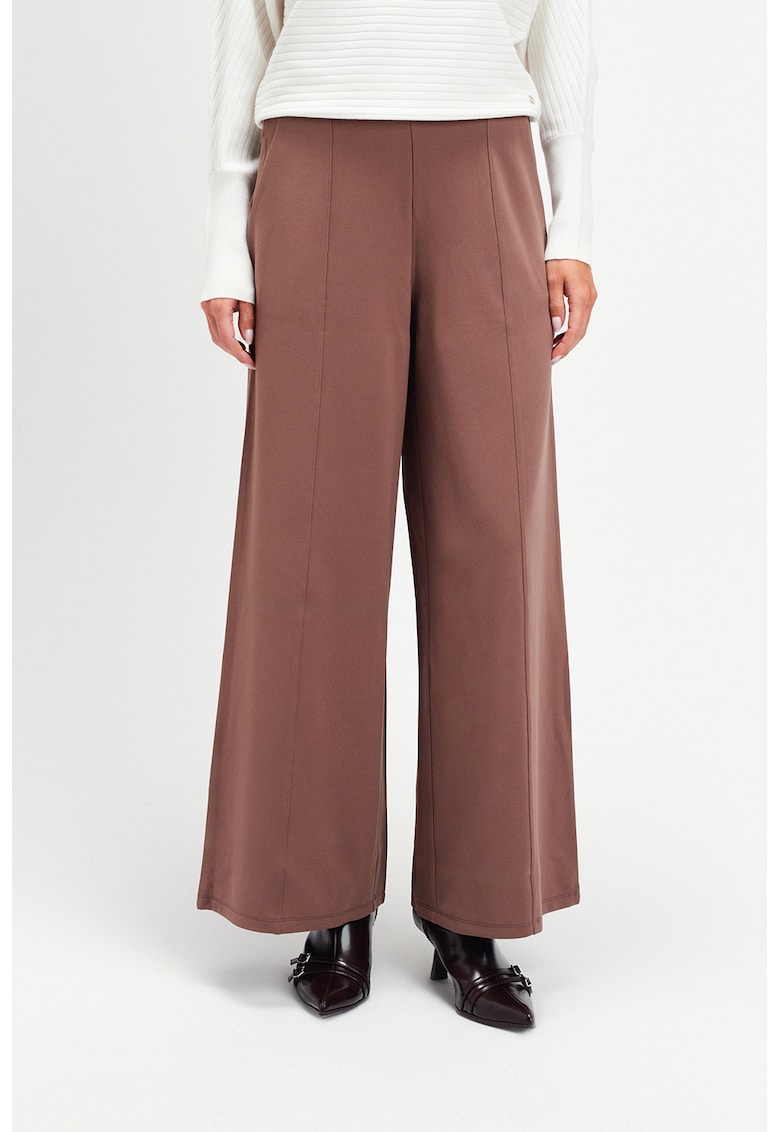 Pantaloni cu croiala ampla si talie ajustabila