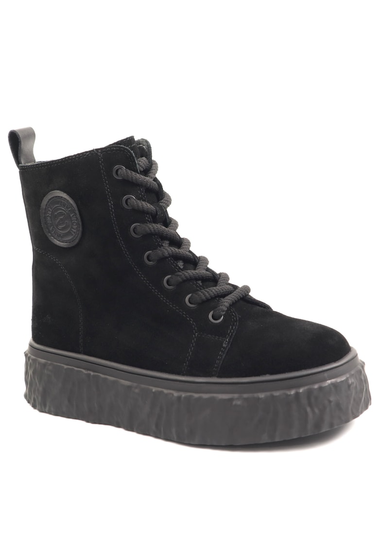 Ghete dama D106 F11517 A665 - Negru