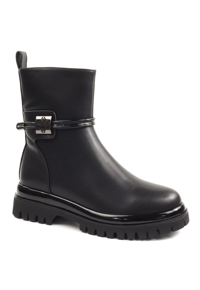 Ghete dama D106 D365 F68 - Negru