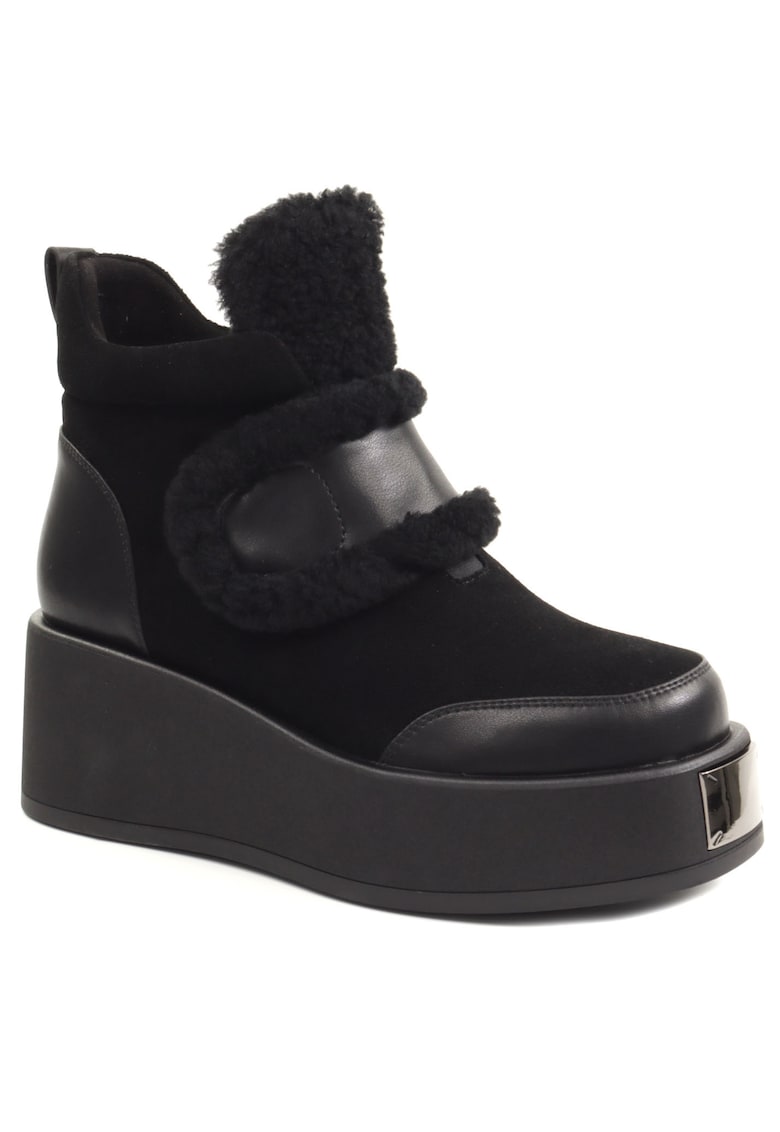 Ghete dama D106 D355 K12 - Negru