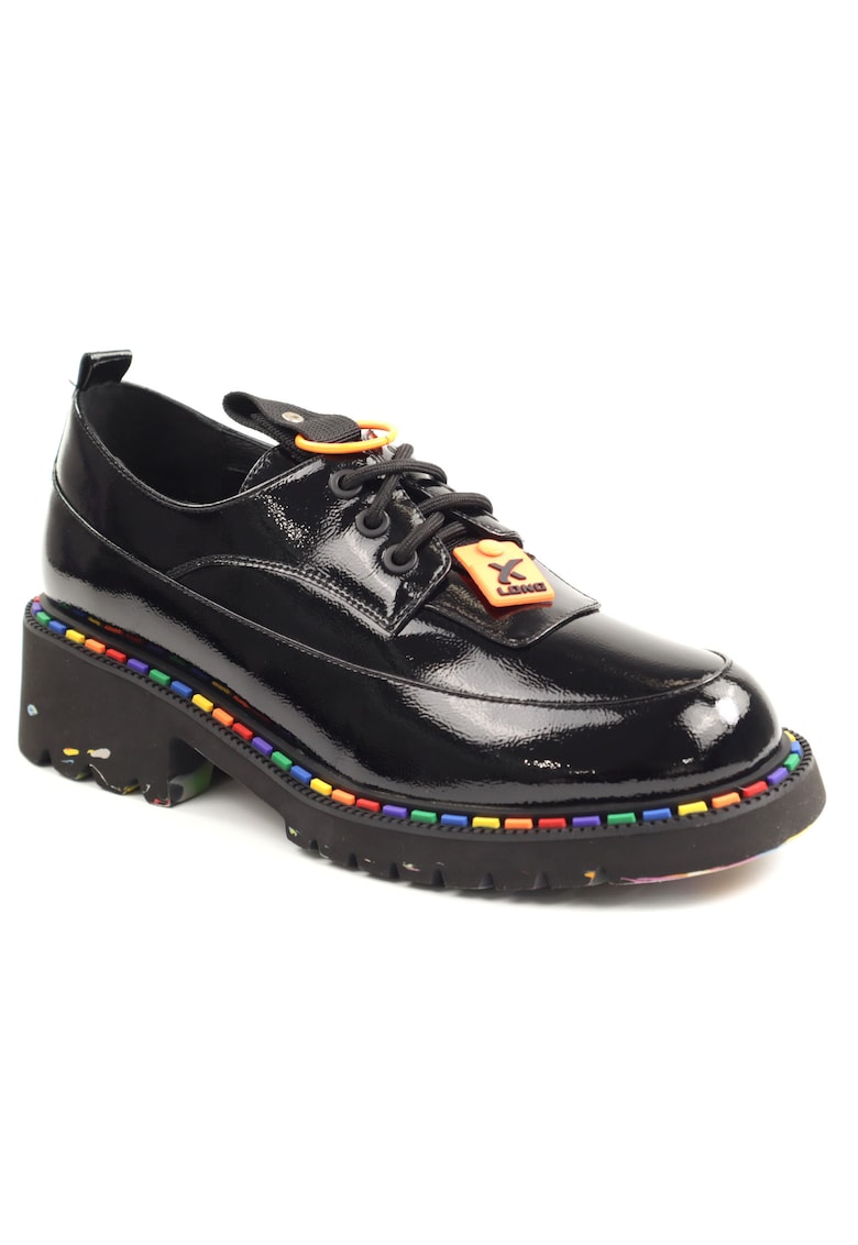Pantofi dama D7C696 M299 G575A Ian 01 L - Negru