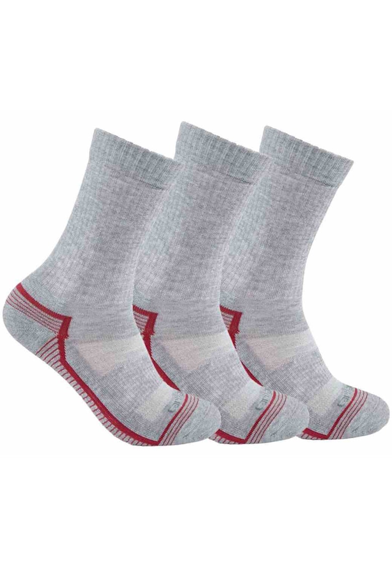 Sosete sport barbati Force Midweight Crew 3x gri - marime M 38-41