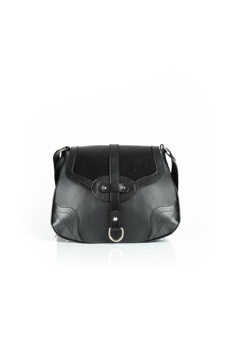 Geanta Eduard 6 Dama Piele naturala - negru