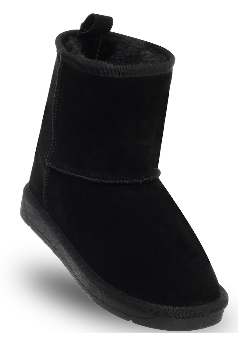 Botine dama - piele naturala - negru