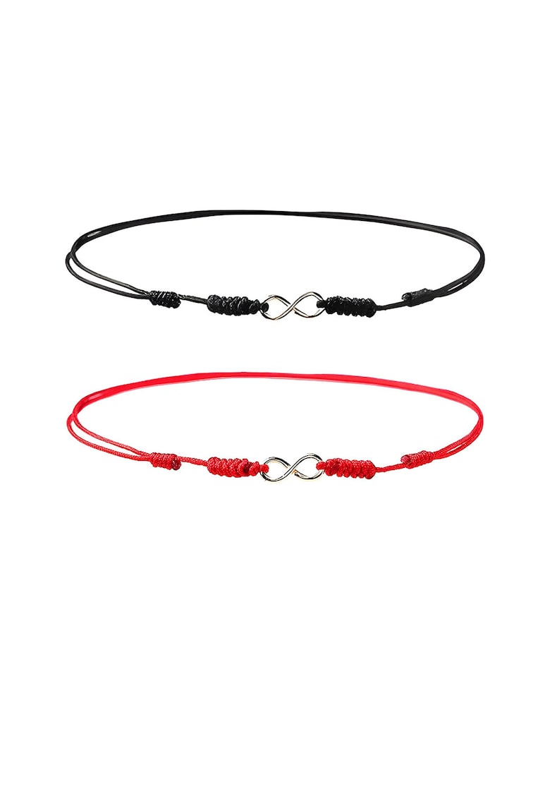 Set de bratari ajustabile cu talismane de de otel inoxidabil