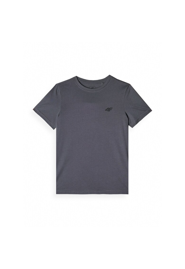 Tricou Baieti - Regular Fit - Sportstyle - Bumbac - Gri - Marime 122