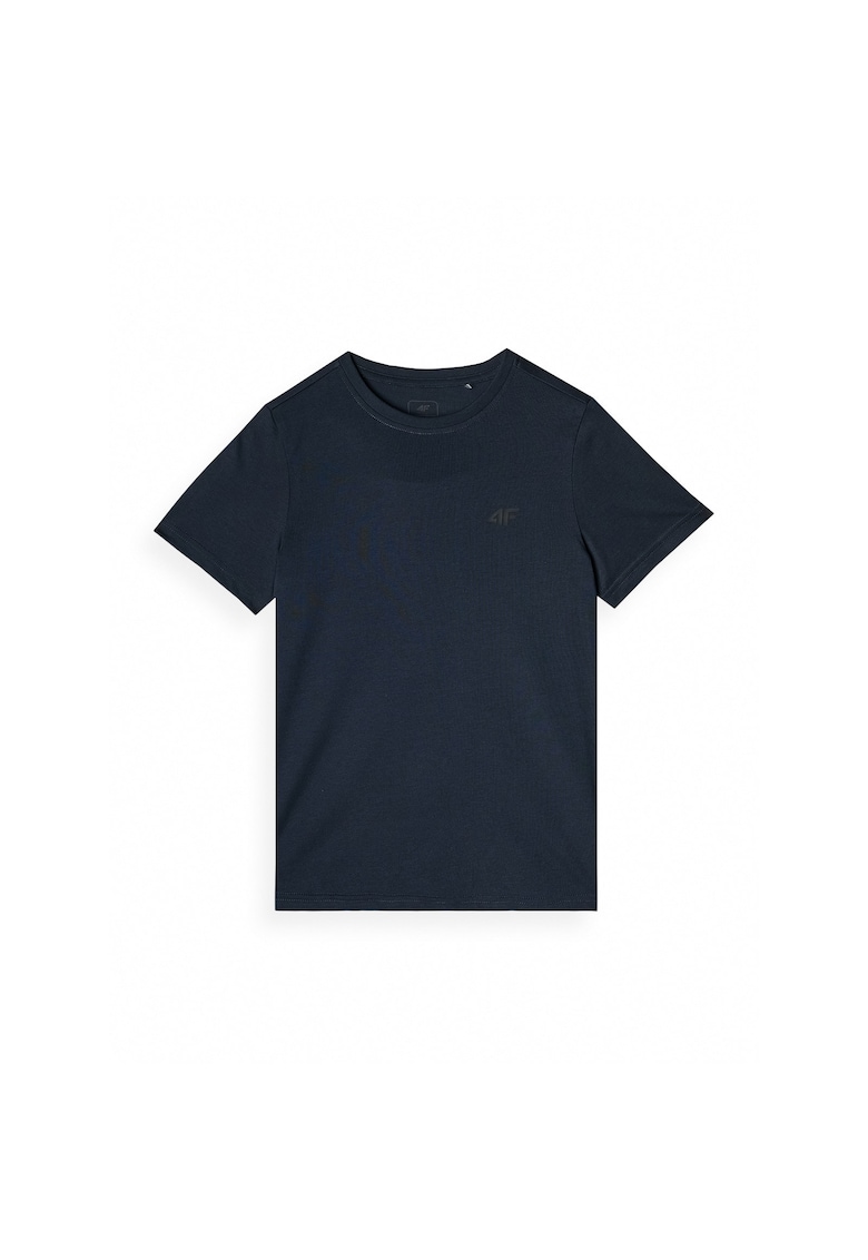 Tricou Baieti - Regular Fit - Sportstyle - Bumbac - Bleumarin - Marime 146cm