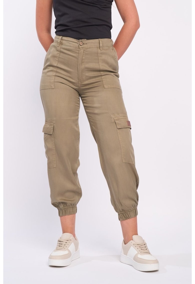- Pantaloni lungi dama cu buzunare uniforma ( SILVER SAGE