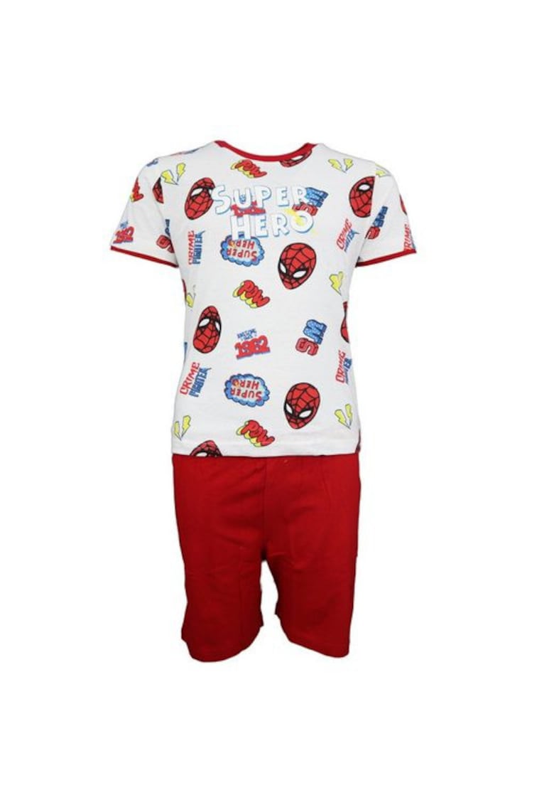 Pijamale scurte copii - Cu licenta - Bumbac 1862 - Rosu