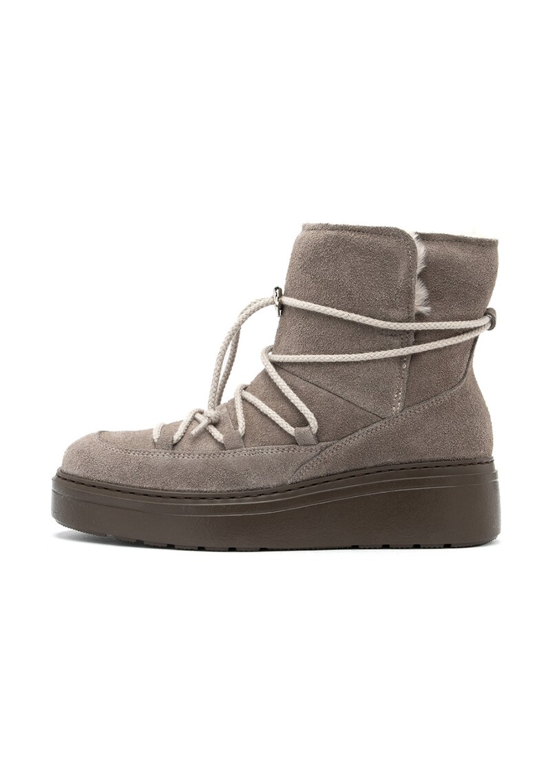 Ryłko - Ghete Apres-ski de piele intoarsa