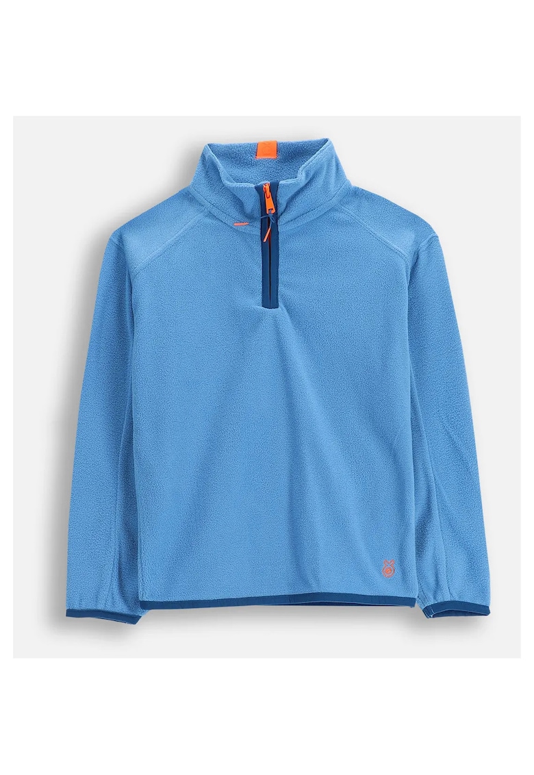 Bluza copii - polar albastru - elemente reflectorizante - guler inalt - baieti