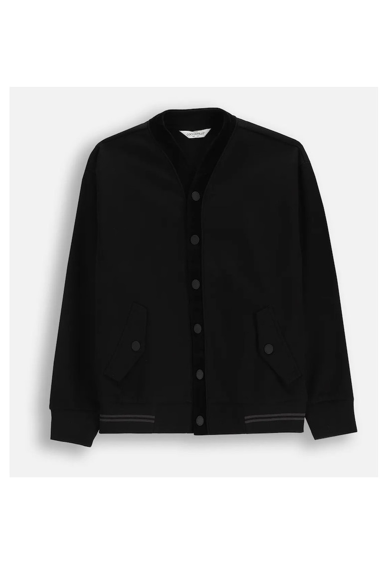 Bluza de trening cu buzunare oblice -