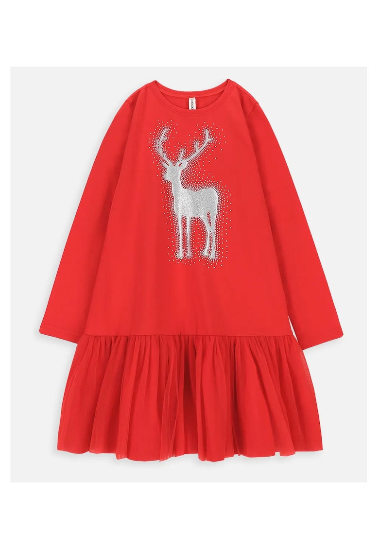 Rochie fete - tricotata - bumbac