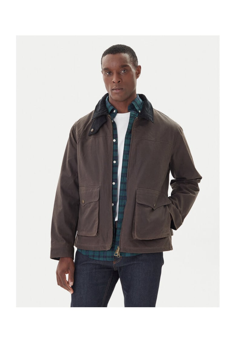 Geaca barbati - Duggan - maro - textil -