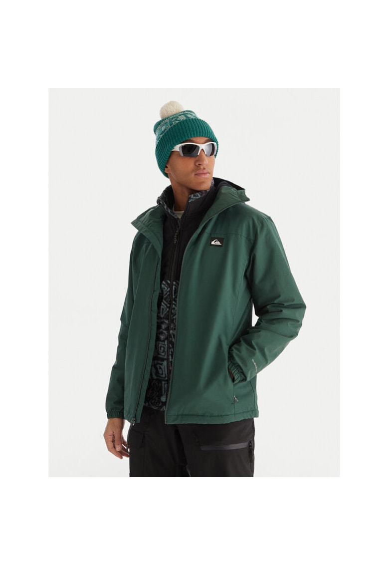 Jacheta sport barbati Overcast 3K - verde - tesatura - fara varf -