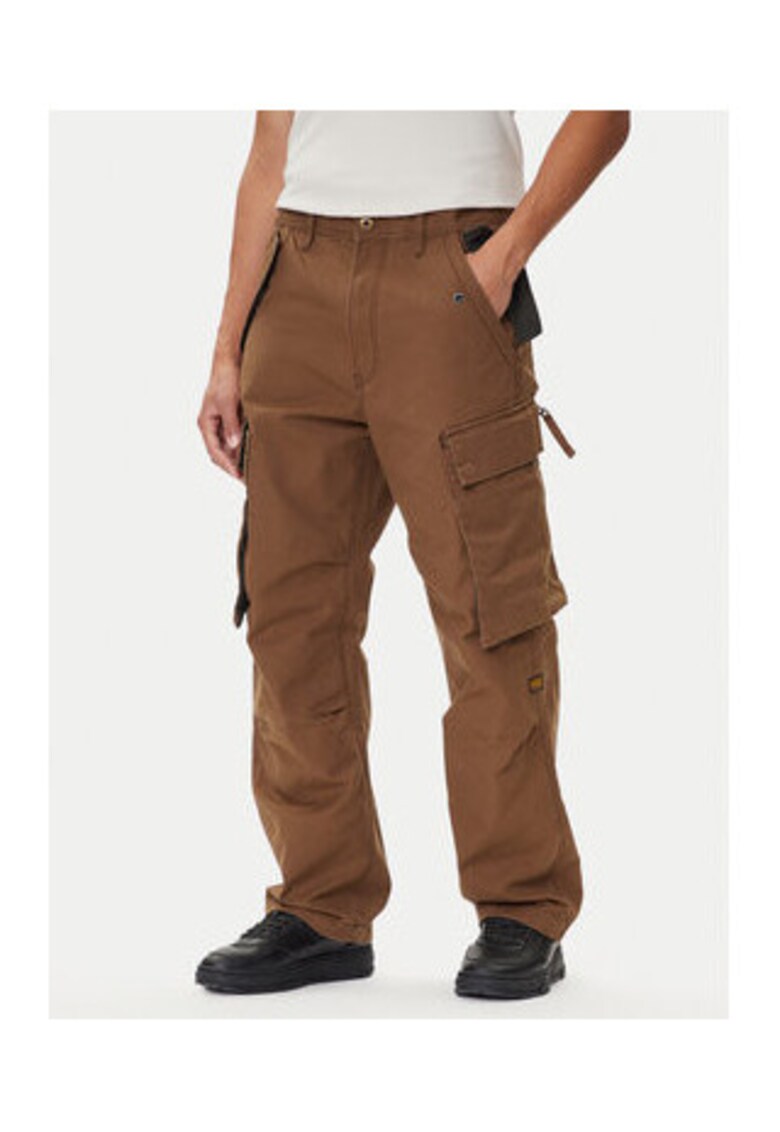 Pantaloni barbati - R-3N D25224-D191 - maro -