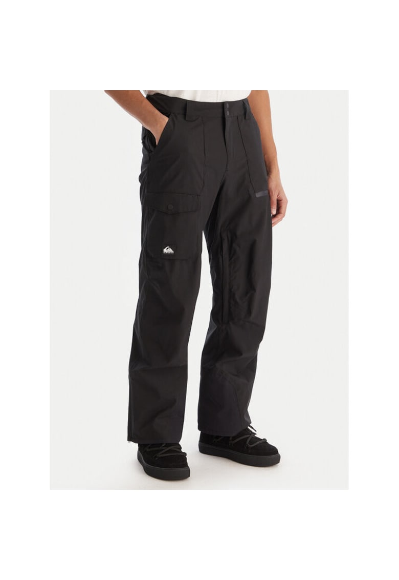 Quiksilver Pantaloni sport barbati negru - de snowboard
