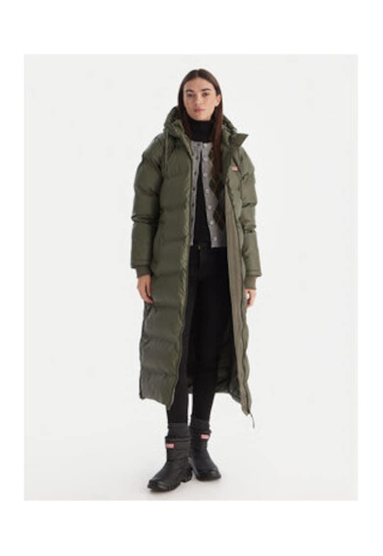 Geaca de iarna dama - verde - poliester - regular fit -