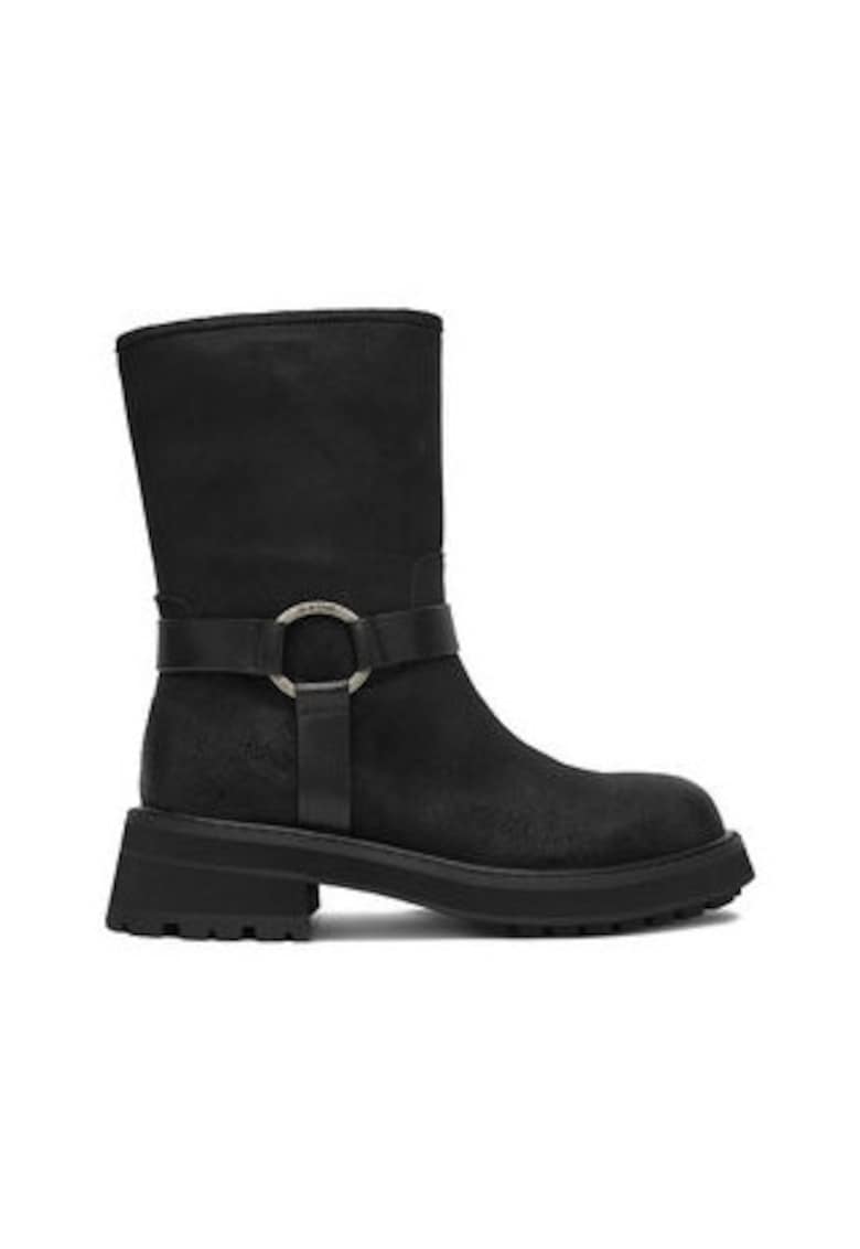 Cizme dama piele naturala - negru - EO-RUZGAR-2521-82