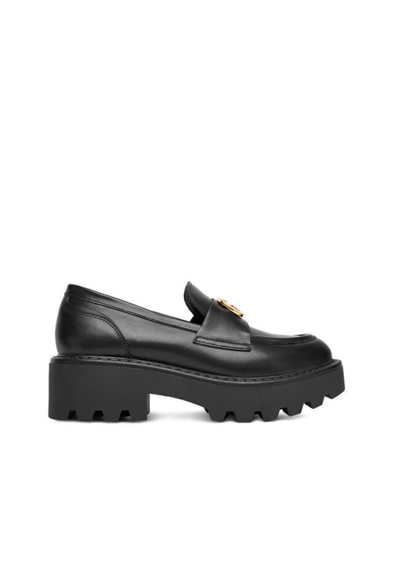 Mocasini eleganți pentru femei - Negru