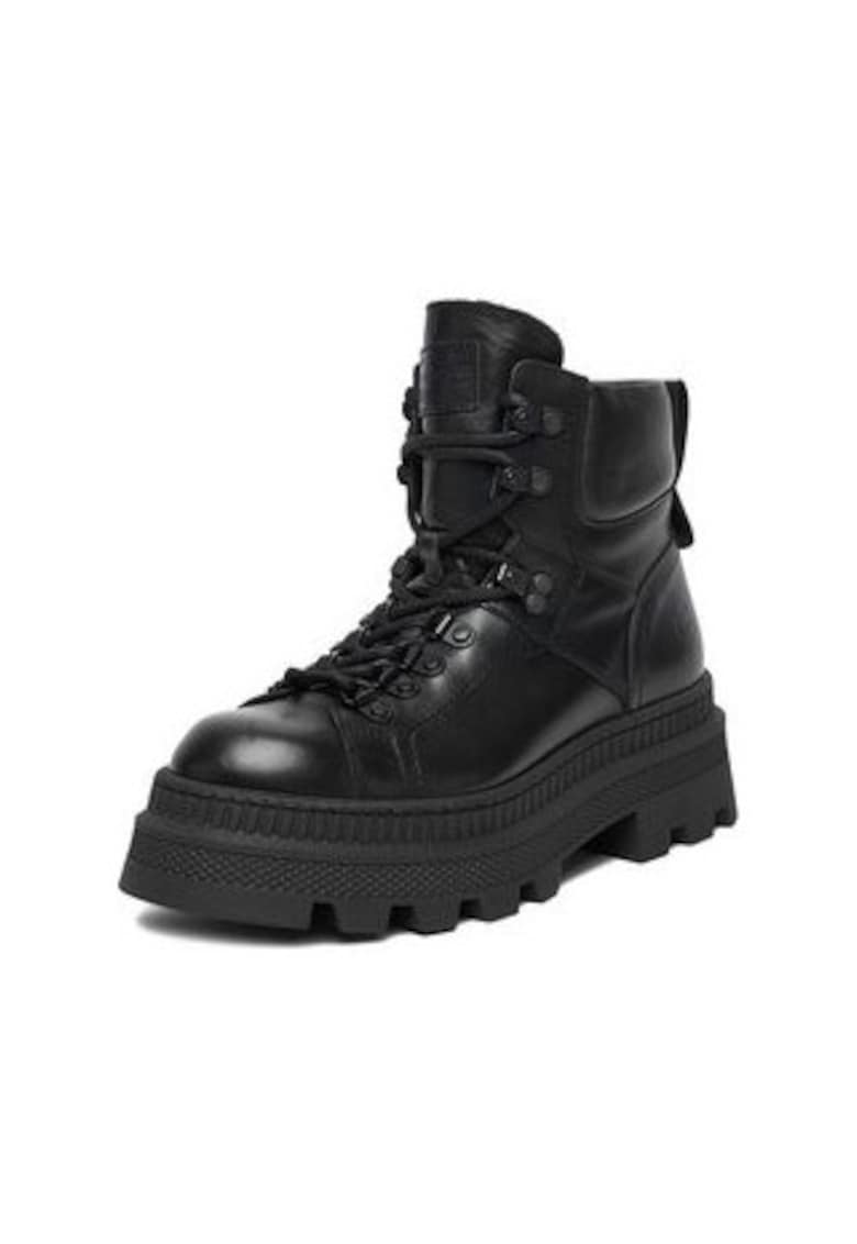 Ghete dama piele naturala - negru - Negru