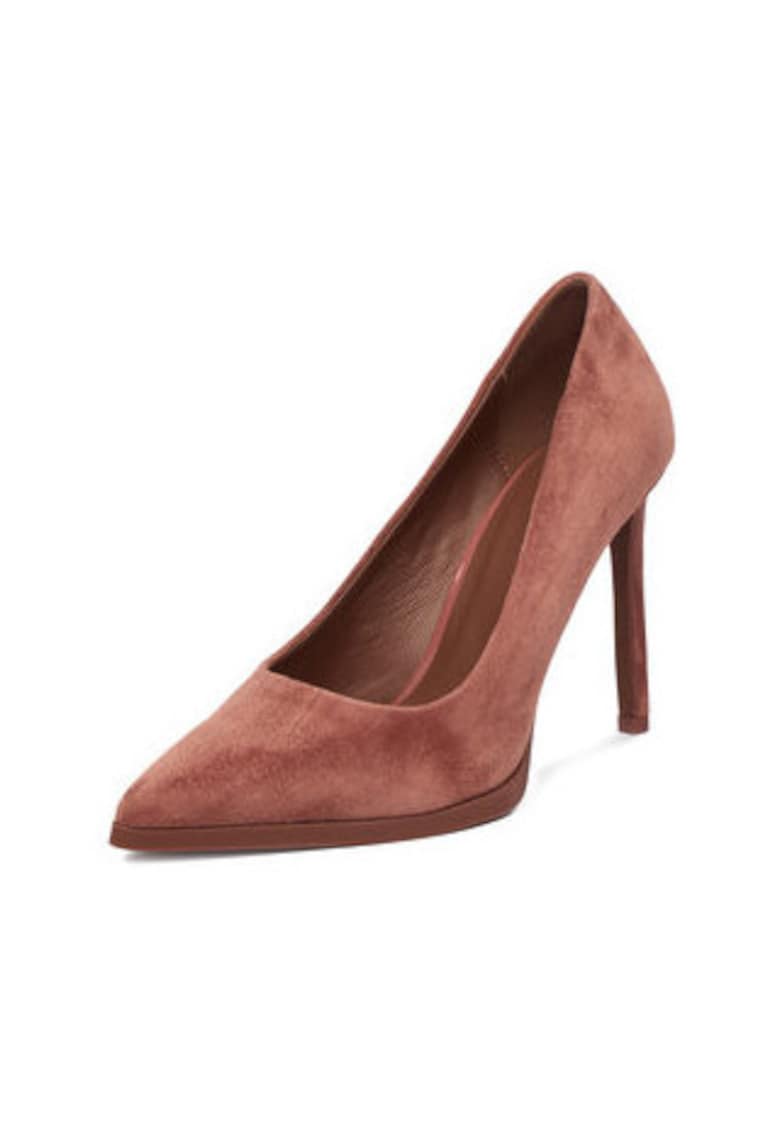 Pantofi dama - EO-AZI-LT2472-1 - piele naturala - rosu