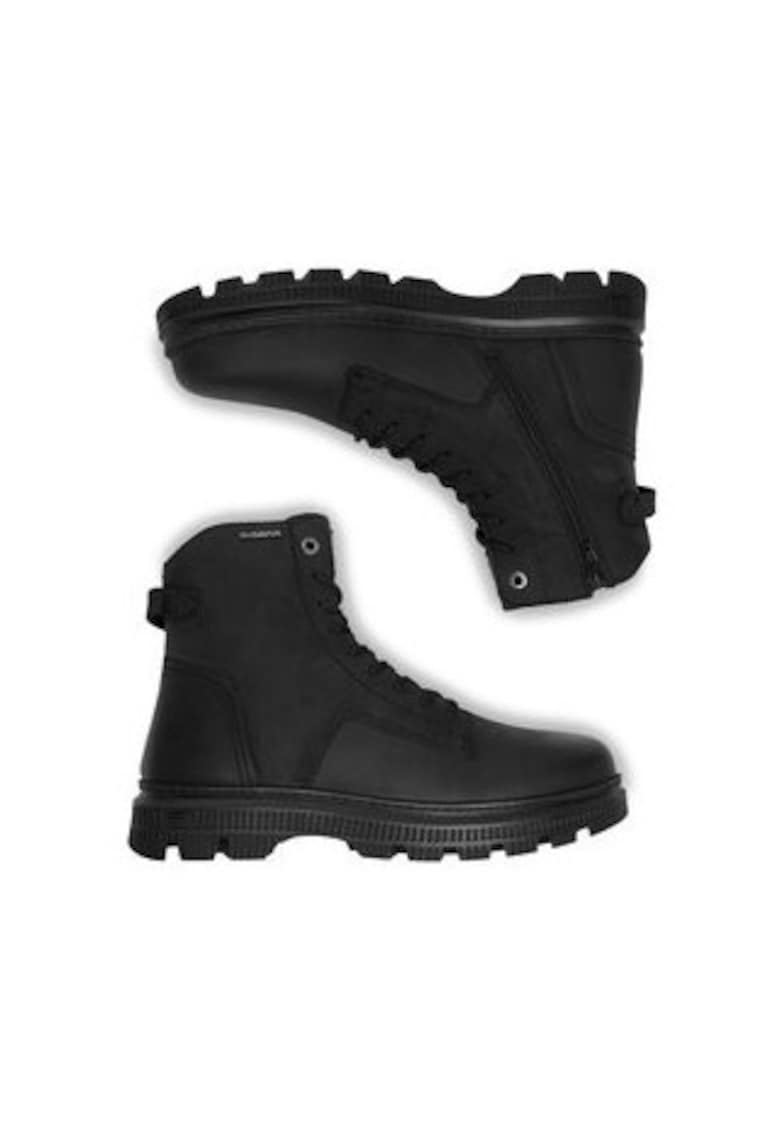 G Star Raw Ghete barbati piele naturala - negru - fermoar