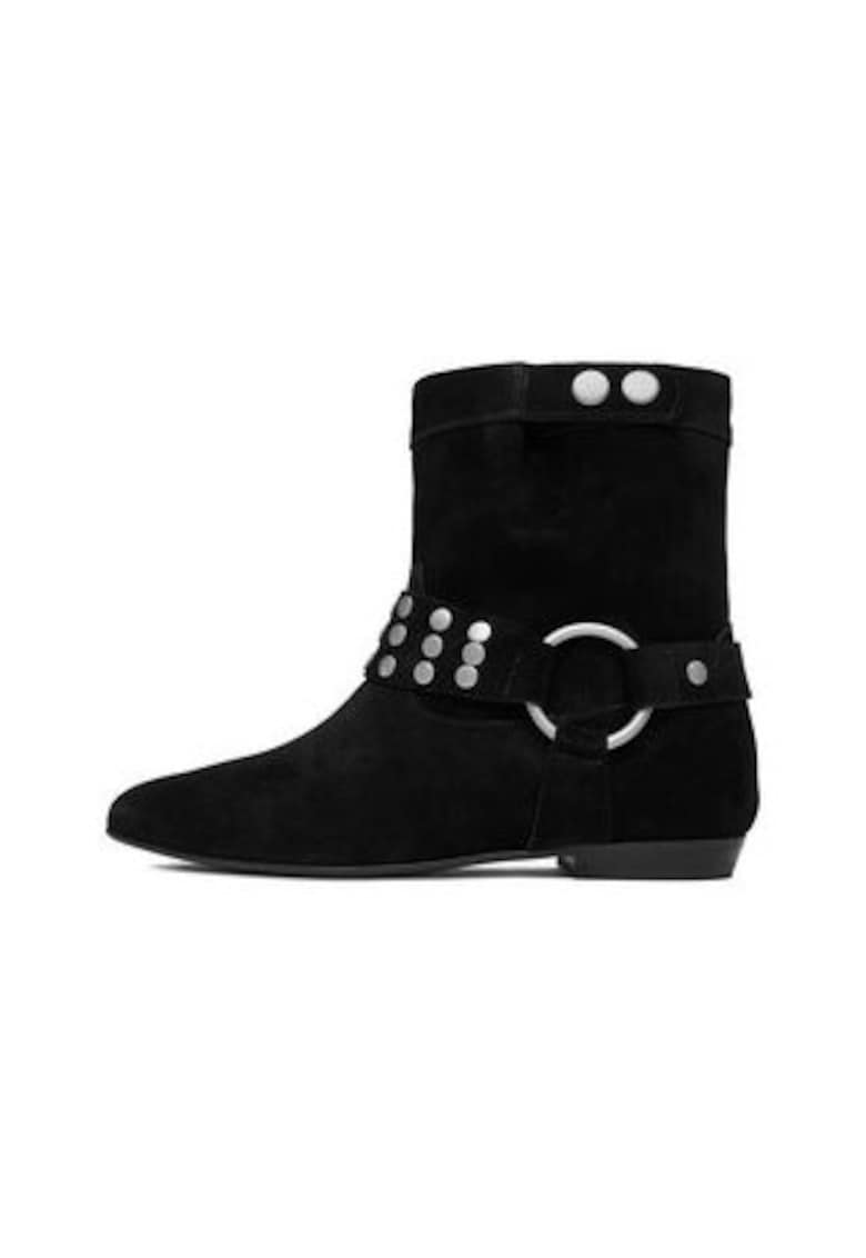 Botine dama EO-CELIA-90505 - negru - piele