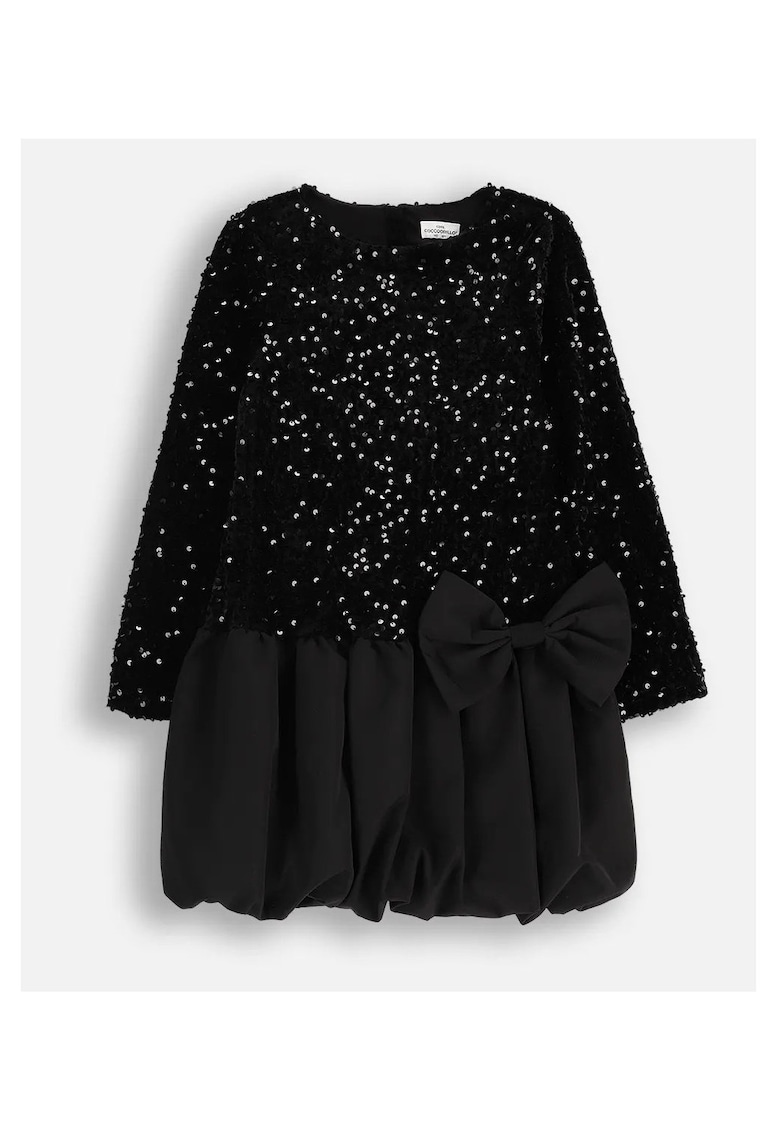 Rochie neagra - poliester - pentru fete