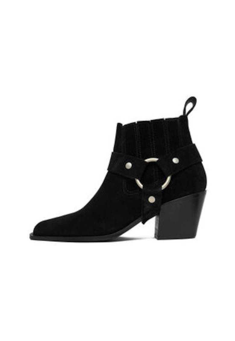 Badura Botine dama EO-CLEO-501-25 - Piele naturala - Negru