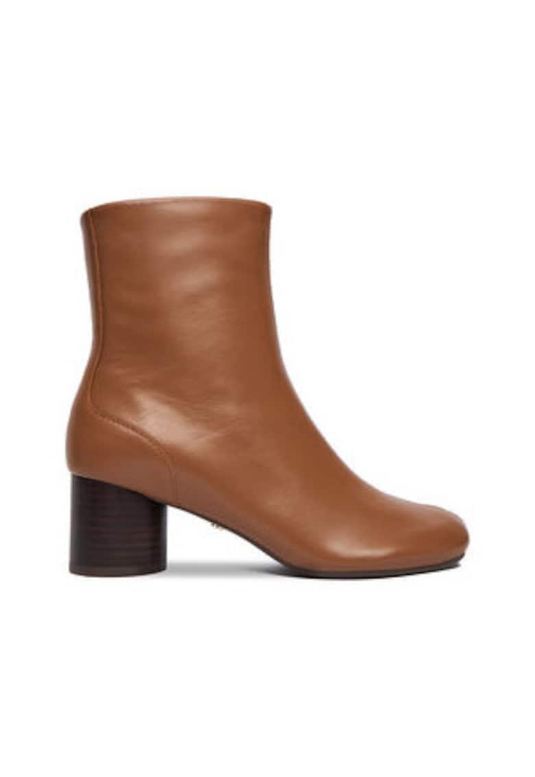 Botine dama EO-HALA-VI887 - Maro - Piele naturala -