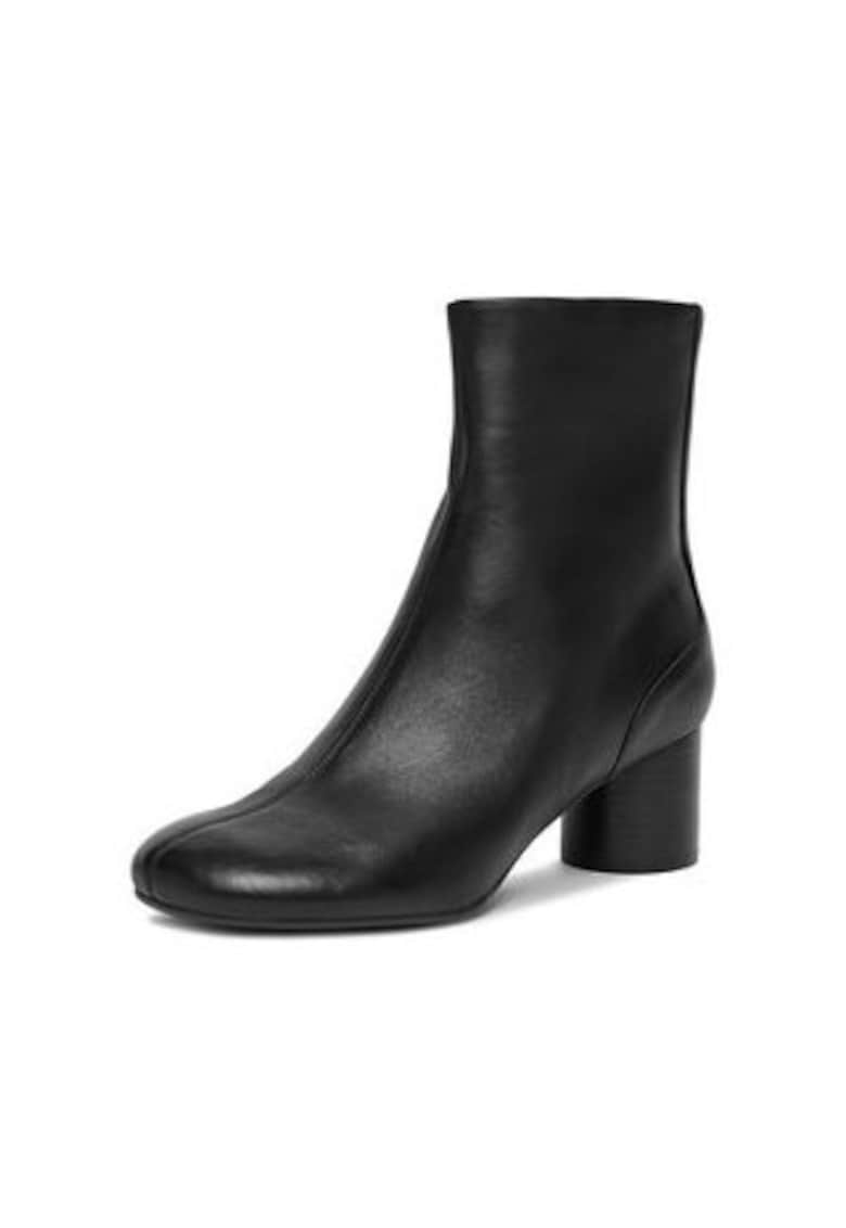 Botine dama piele naturala - negru - Negru