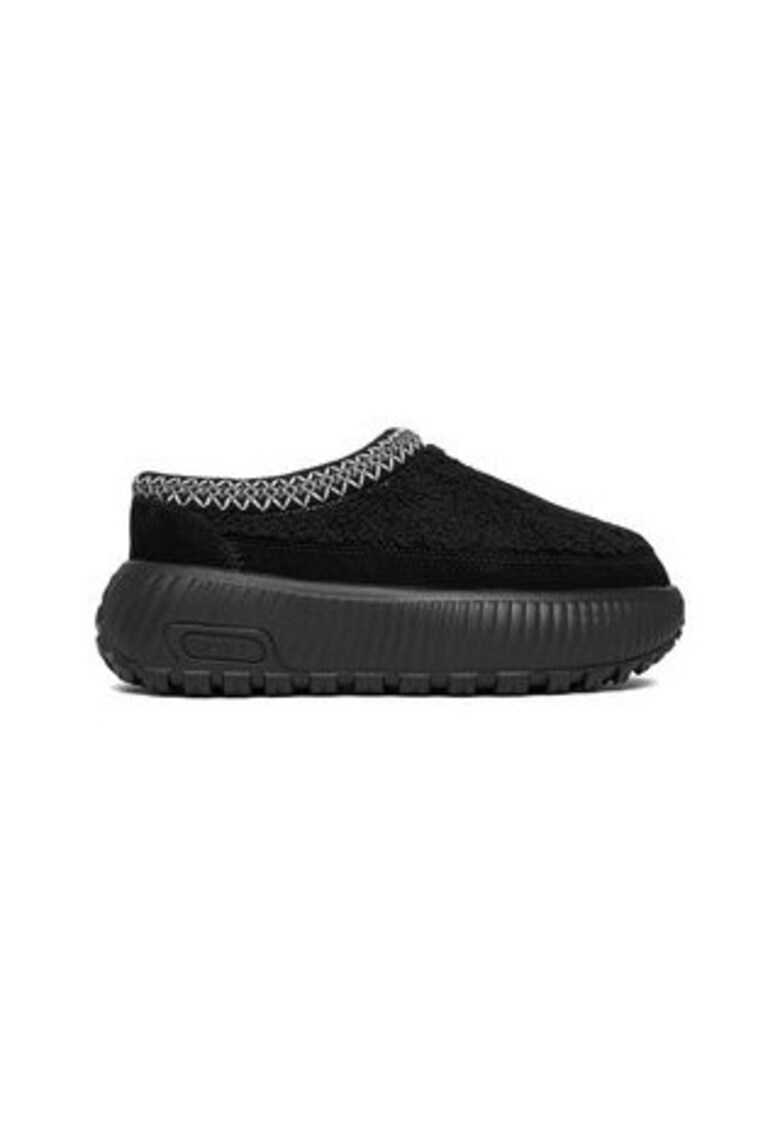 Cizme dama - CEO-V12-1038 - slip-on - benzi elastice - negru - tesatura