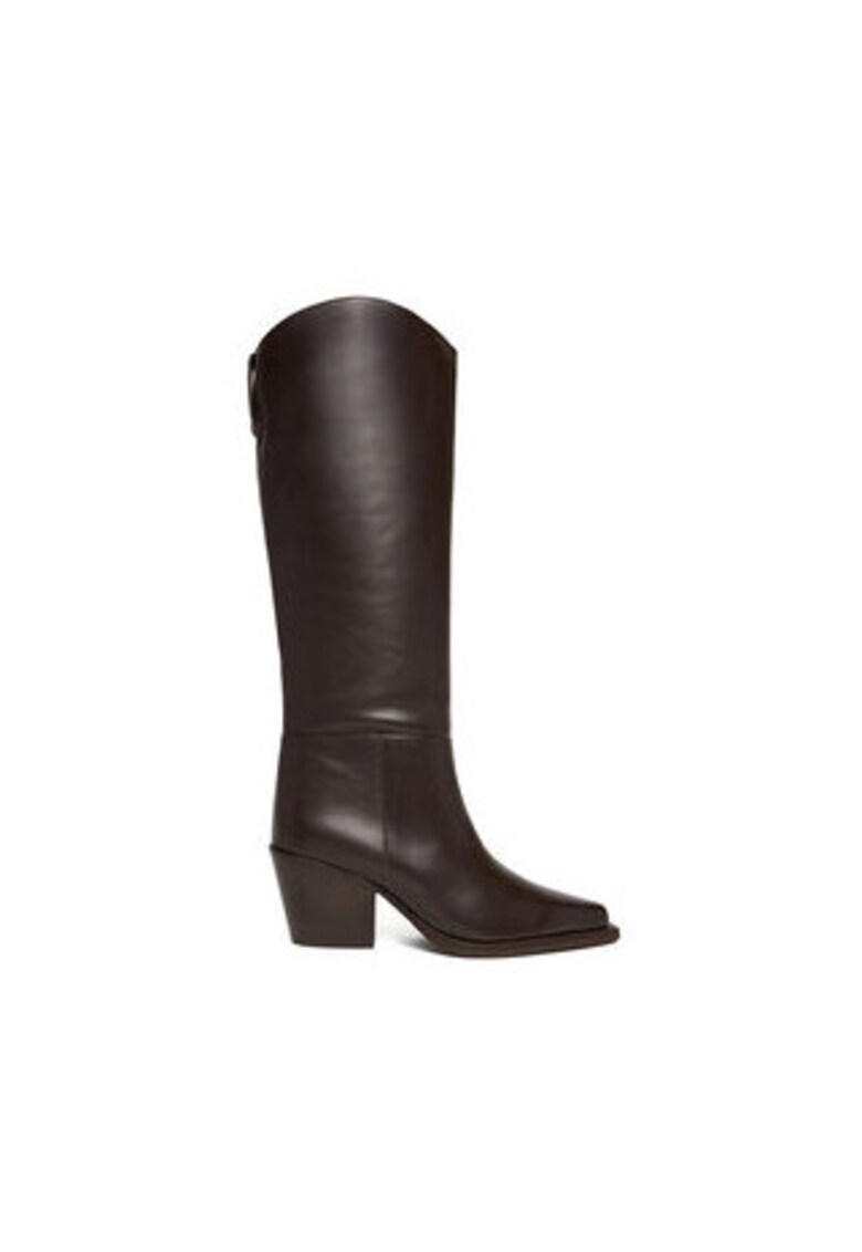 Cizme dama G-Star Raw - slip-on - piele naturala - maro