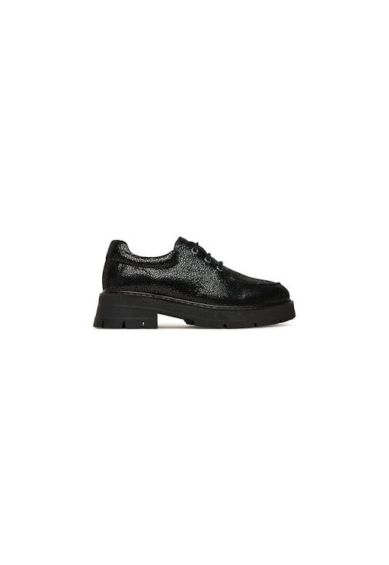 Badura Pantofi copii EO-BAND-8403-A - Piele naturala - Negru