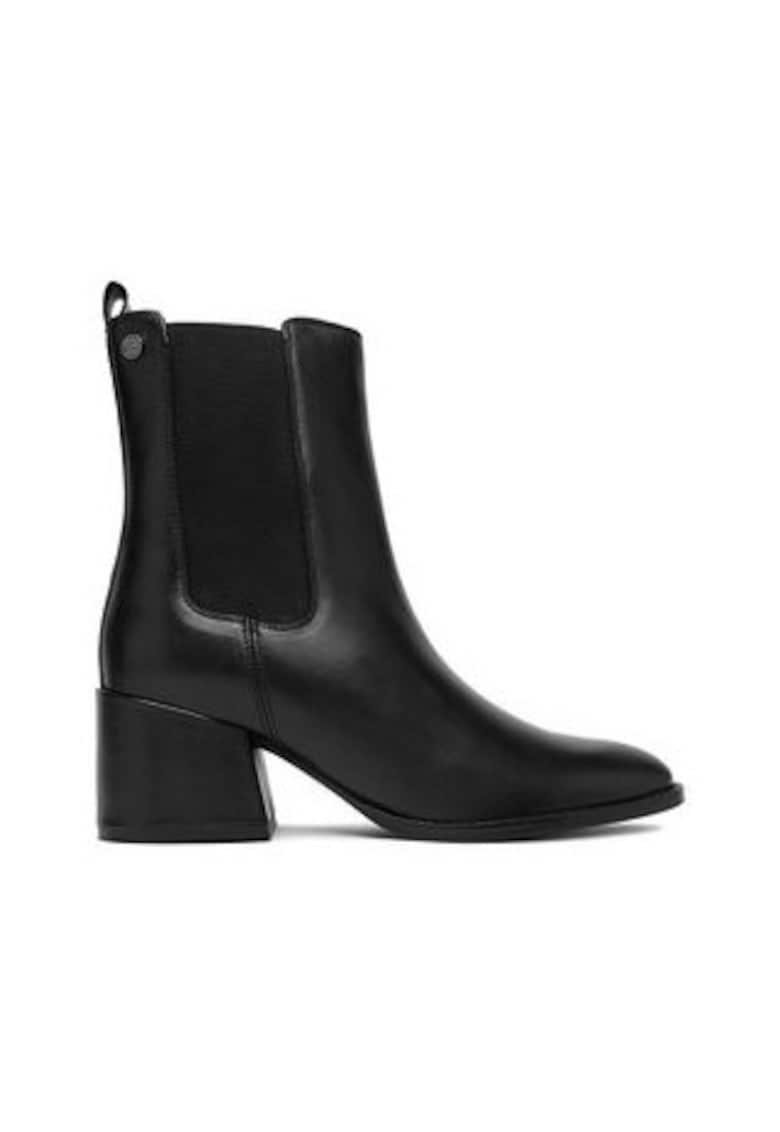 dama negre - piele naturala - Negru