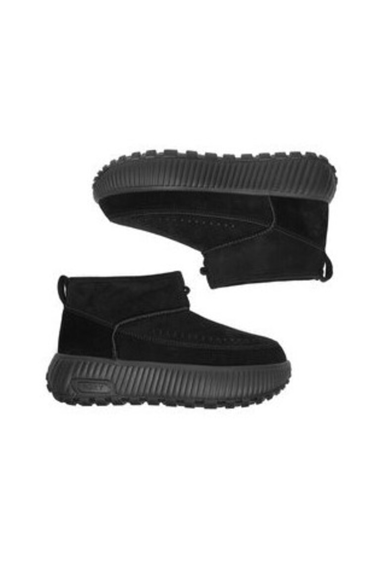 Cizme dama CEO-V12-1037 - elastice - rotund - negru - plastic