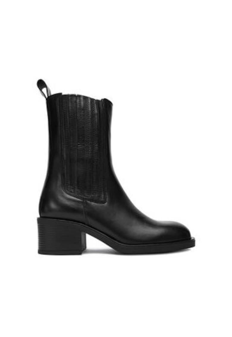 Botine dama - negru - piele