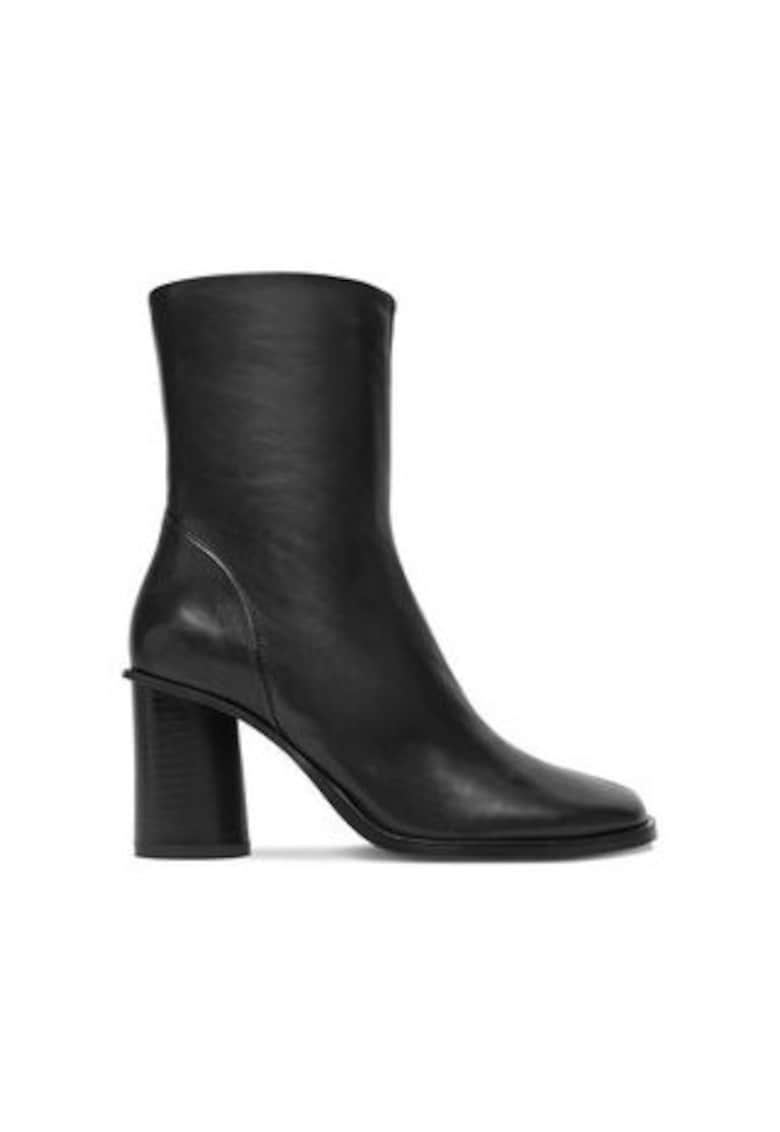 Botine dama - CEO-ZOYA-121046 - negru - piele