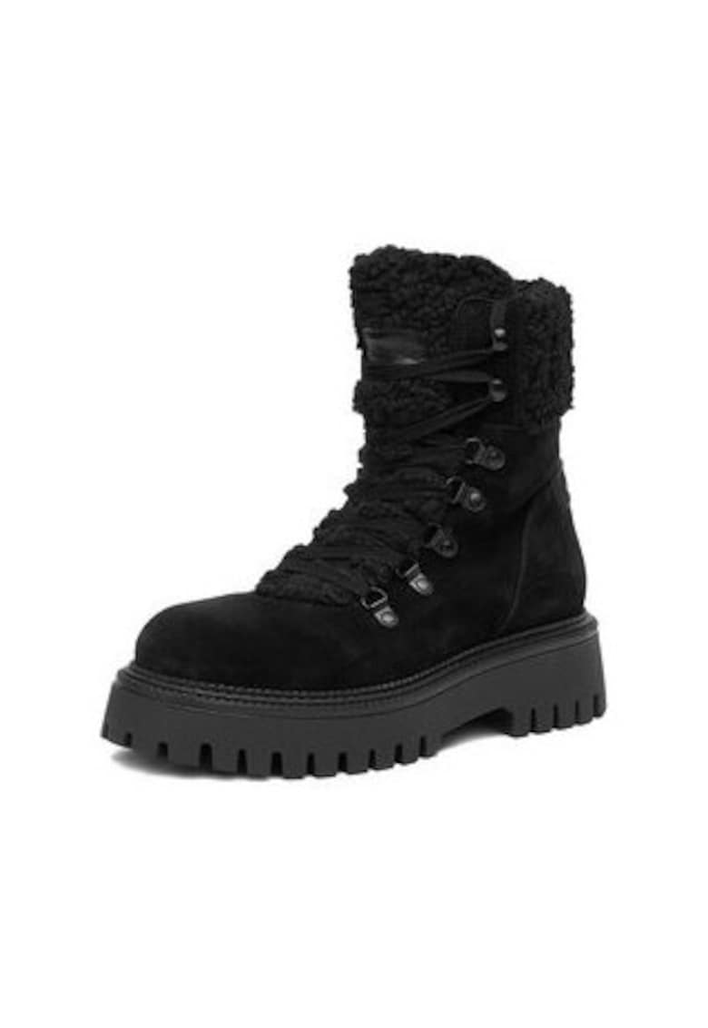 Ghete dama EO-UFUK-8003-25 - piele naturala - negru